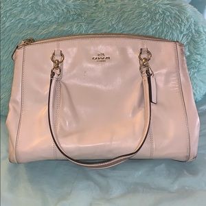 Off white coach purse